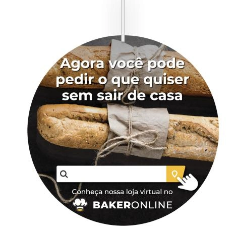 Móbile promocional de plástico em Campinas